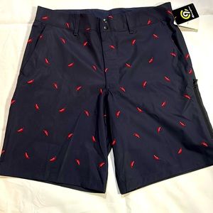 Men’s dry fit shorts red chili peppers